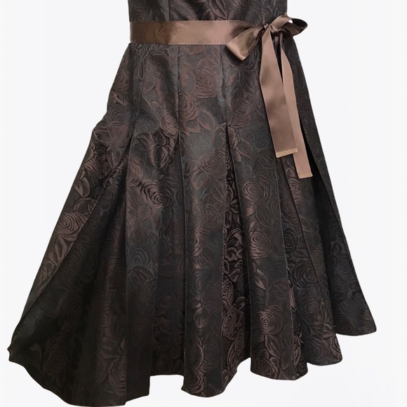 Liancarlo Couture Neiman Marcus 100% Silk Strapless Dress 10/12 - Picture 8 of 17